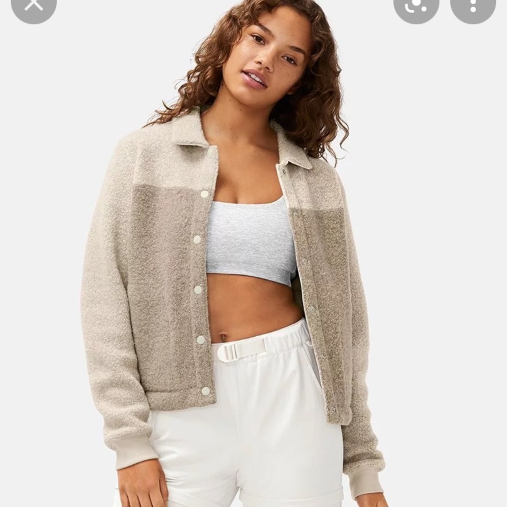 Outdoor Voices Megafleece Bomber Jacket
